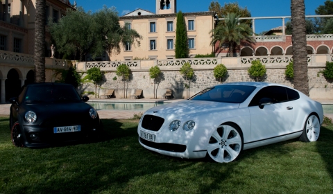 Dartz Bentley Continental GT White Snake Skin Vinyl