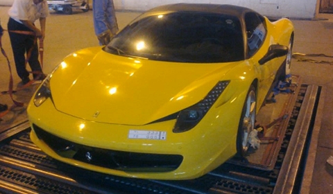 Ferrari 458 Italia Destroyed in Fire at London Heathrow Airport