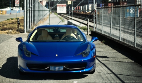 Photo Of The Day Ferrari 458 Italia in Blue