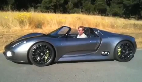 Video First Driving Footage Porsche 918 Spyder
