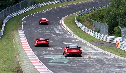 Ferrari 599XX at the Nürburgring Nordschleife