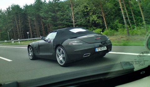 Spyshots - Mercedes SLS AMG Roadster