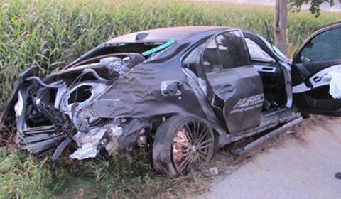 Car Crash: 40-year-old French Driver Crashes G-Power Hurricane