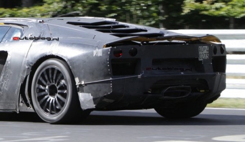 Spyshots: 2011 Lamborghini Jota - Murciélago Replacement at Nordschleife 01