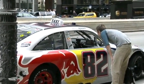 Video Of The Day Nascar Taxi in Downtown Chicago