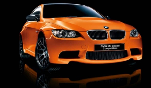Fire Orange BMW M3 Competition for Japan