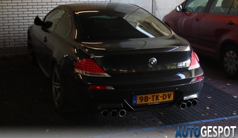 Overkill BMW 6 Series with Six Exhaust Pipes