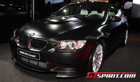 Paris 2010 Matt Black BMW M3 E92