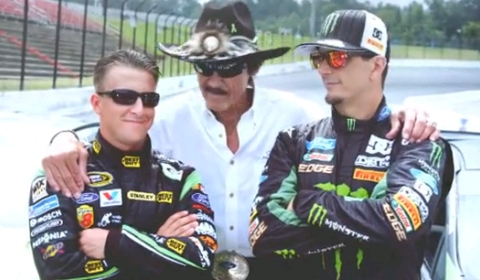 Video Of The Day: Ken Block's Nascar Burn Out Challenge