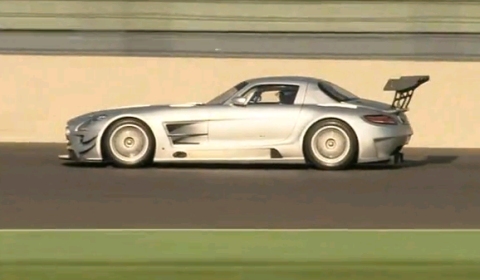 Video: Mercedes SLS AMG GT3 at Eurospeedway Lausitz