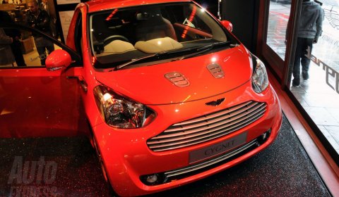 Aston Martin Cygnet on Display at Harrods