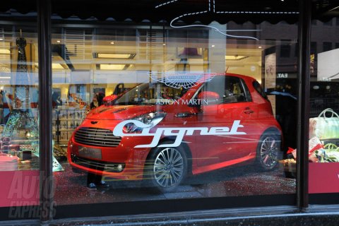 Aston Martin Cygnet on Display at Harrods 02