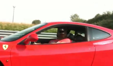 Funny Video Horse Drives Ferrari 360