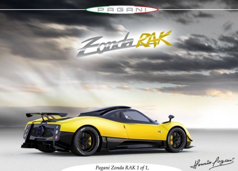 Fourth One-off Pagani Zonda RAK 01