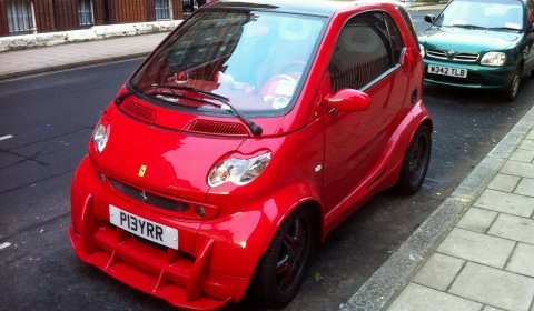 Overkill Ferrari Smart For Two Aero Kit