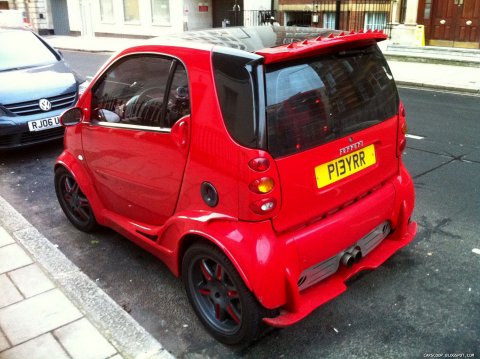 Overkill Ferrari Smart For Two Aero Kit 01