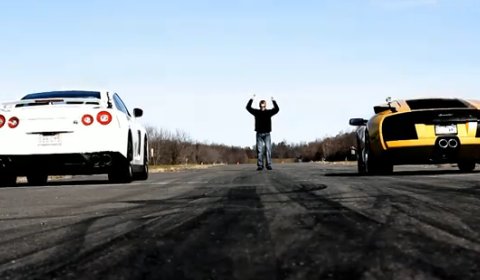 Video of the Day: Nissan R35 GT-R VS Lamborghini Murcielago 