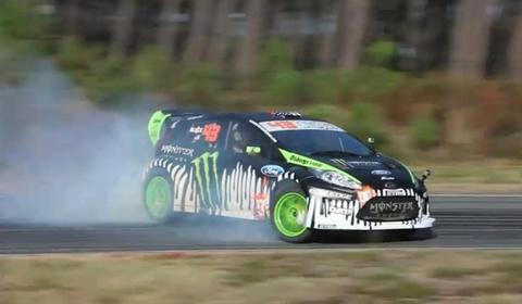 Video Ken Block In His Ford Fiesta Gtspirit