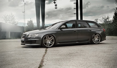 Overkill Audi RS6 With AMG Wheels