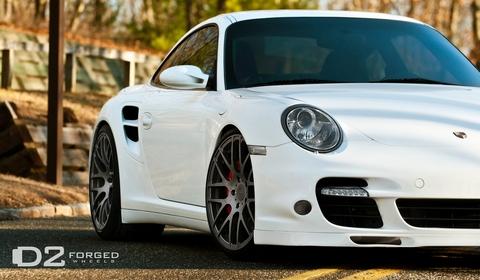 The White Darkness - Porsche 997 Turbo by D2Forged
