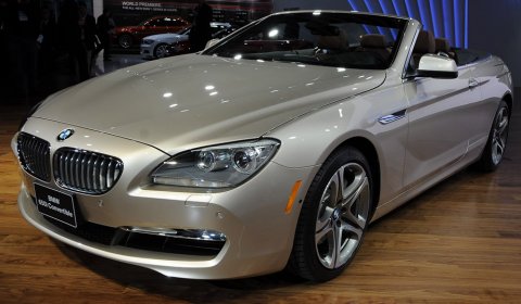 Detroit 2011 2012 BMW 6-Series Convertible Live Photos