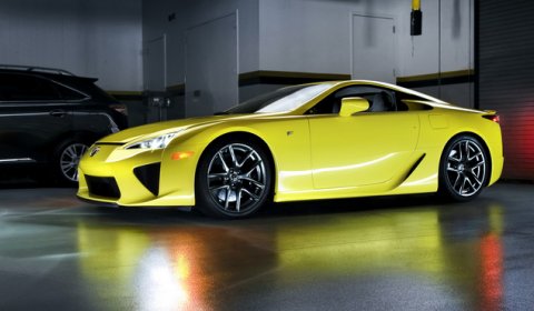 Gallery Yellow Lexus LFA Photoshoot