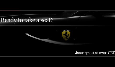Online Preview Ferrari 612 Successor on January 21