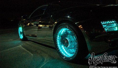 Overkill West Coast Customs TRON-themed Audi R8