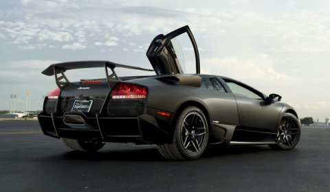 Photo Of The Day Matte Black LP670 SuperVeloce Private Airport Photoshoot 