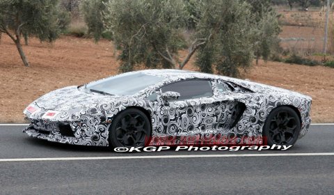 Spyshots 2012 Lamborghini Aventador LP700-4