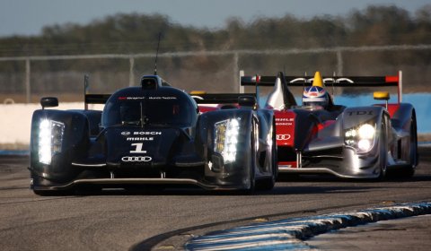 Successful Test Audi R18 at Sebring