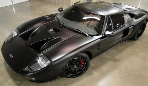 Upgraded Matte Black Ford GT with Heffner SC/TT Package