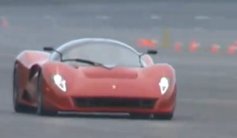 Video Ferrari P4/5 by Pininfarina High Speed Testing