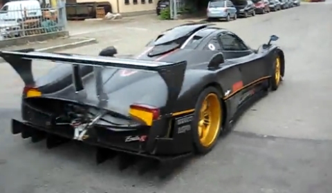 Video Pagani Zonda R Hits Roads Near Factory