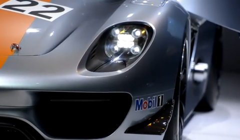 Video Porsche 918 RSR Hybrid Racer 