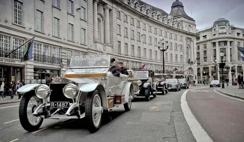 Rolls-Royce Spirit of Ecstacy Centenary Drive in London