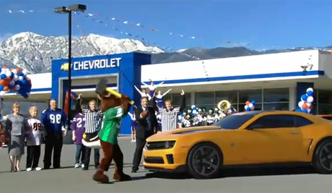 Chevrolet Camaro Superbowl Ad