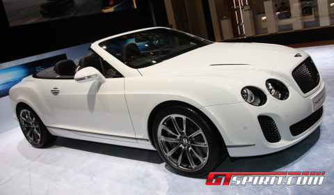 Geneva 2011 Bentley Continental Supersports Ice Speed Convertible 