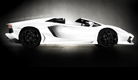 Rendering 2014 Lamborghini LP700-4 Aventador Roadster