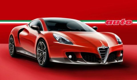 Rendering Alfa Romeo 4C Coupe