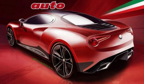 Rendering Alfa Romeo 4C Coupe 01