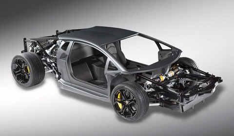 Lamborghini LP700-4 Aventador Rolling Chassis