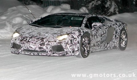 Spyshots Lamborghini LP700-4 Aventador Winter Testing in Sweden