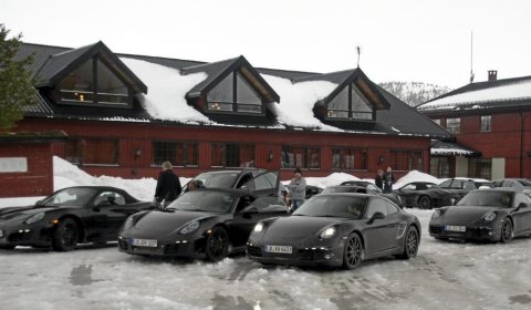 Spyshots Porsche Spotted Winter Testing New Models