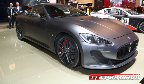 Geneva 2011 Maserati GranTurismo MC Stradale Matt Black