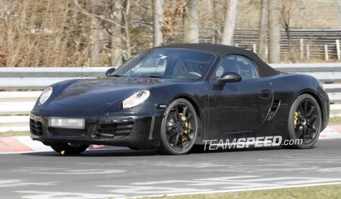 Spyshots 2012 Porsche Boxster at The Nurburgring
