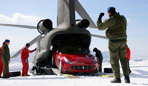 Video Ferrari FF Air Lift to Plan de Corones