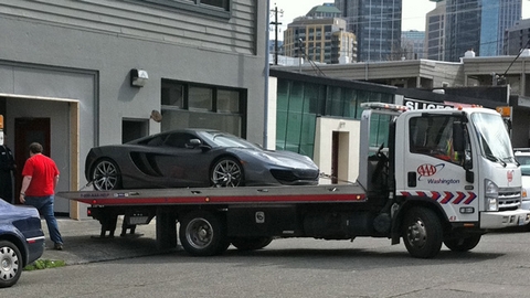 McLaren MP4-12C Crash