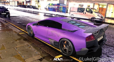 Matte Purple Lamborghini LP670-4 SV