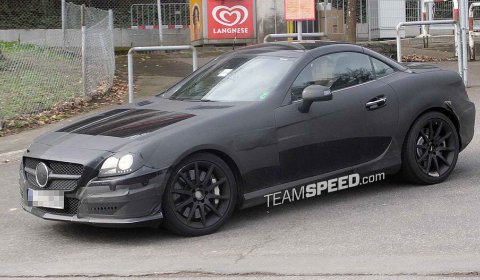 Spyshots 2012 Mercedes-Benz SLK 63 AMG